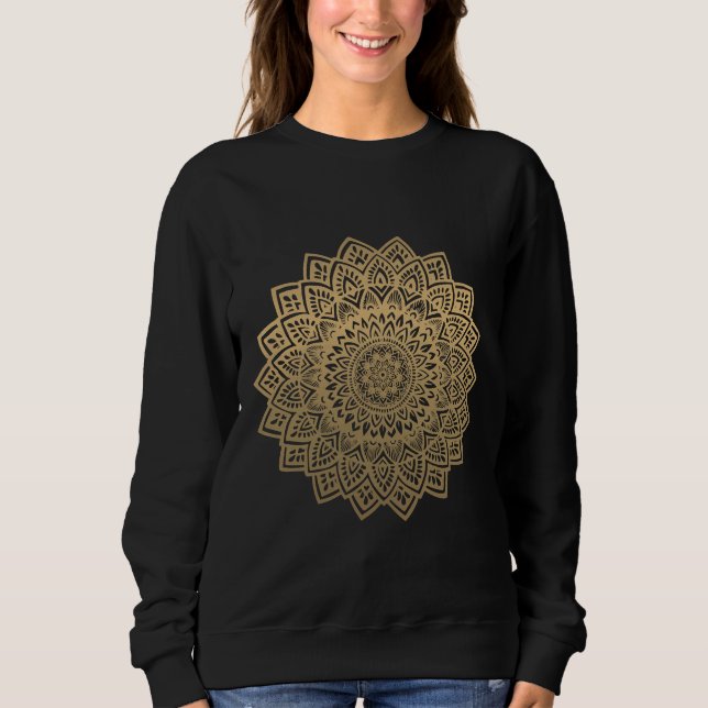 Mandala Gold Sweatshirt (Front)