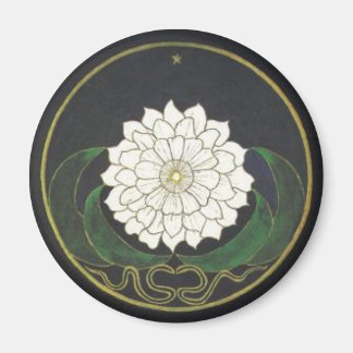 Mandala Golden Flower Magnet
