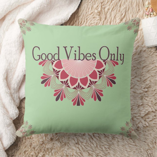 Mandala Good Vibes Cushion (Blanket)