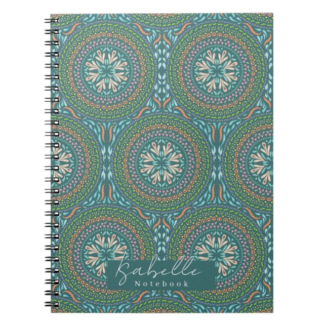 Mandala Green Notebook (Front)