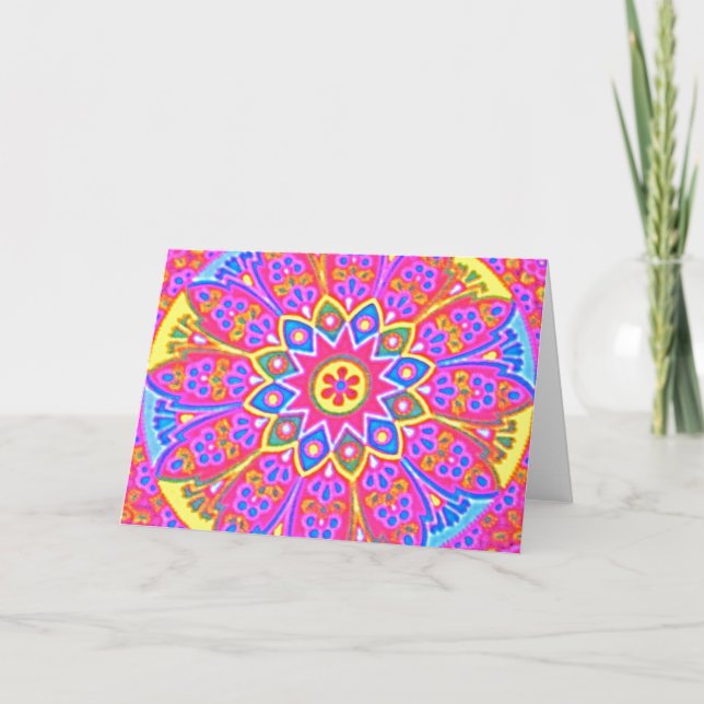 MANDALA GREETING CARD SIZE (Front)
