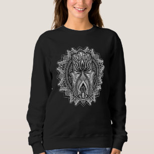 Mandala Hamsa Hand Hindu Meditation Yoga Spiritual Sweatshirt