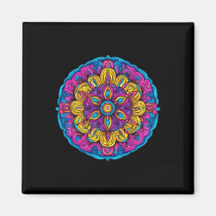 Mandala Harmony Yoga Meditation  Magnet