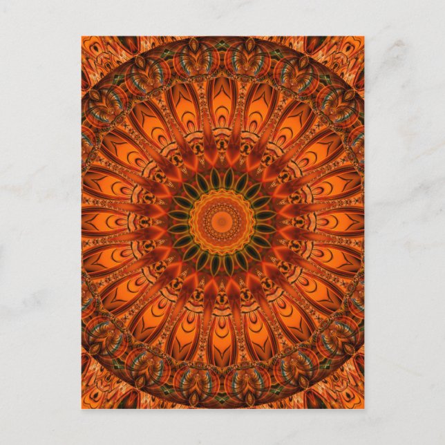 Mandala I feel well by Tutti Postcard (Front)