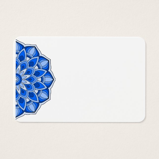 Mandala in blue (Front)