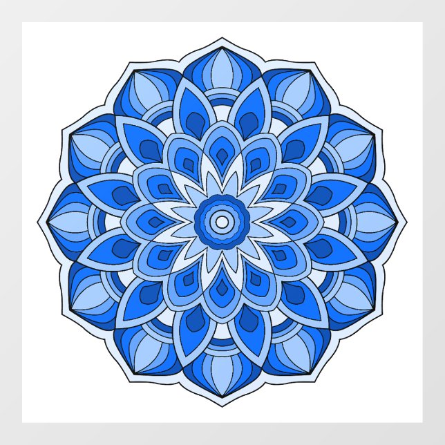 Mandala in blue (Sheet)