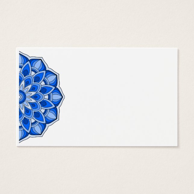 Mandala in blue (Front)