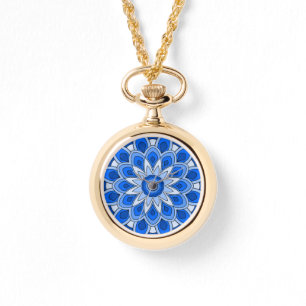 Mandala in blue eWatch Watch