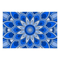 Mandala in blue