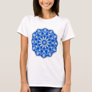 Mandala in blue T-Shirt