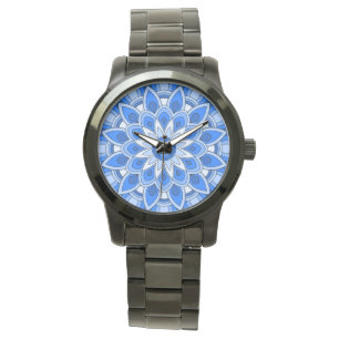 Mandala in blue watch