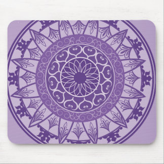 Mandala in Purple Mouse Pad