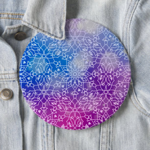 Mandala Inspiration 9 6 Cm Round Badge