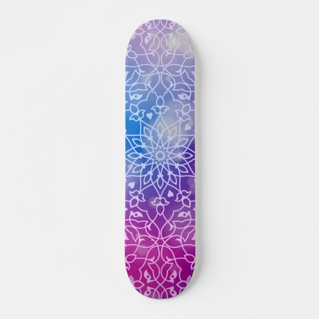 Mandala Inspiration 9 Skateboard (Front)