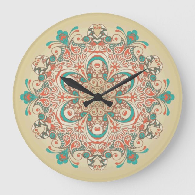 Mandala Kaleidoscope - Wallclock (Front)