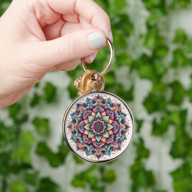 Mandala Key Chain (Hand)