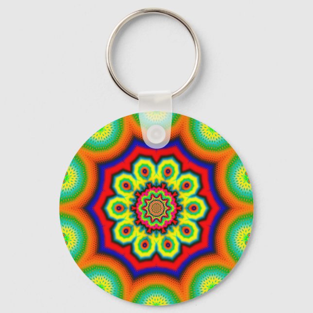 Mandala Key Ring (Front)
