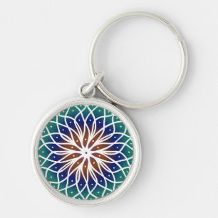 Mandala Key Ring