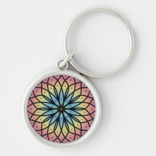 Mandala Key Ring
