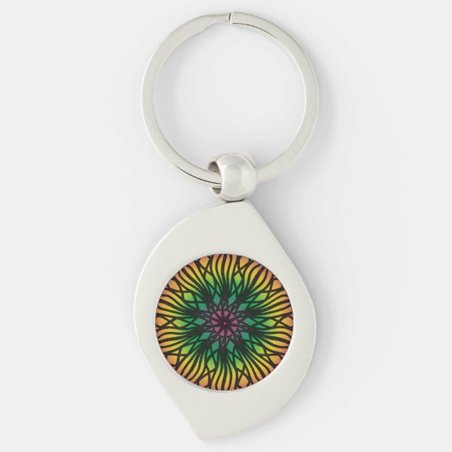 Mandala Key Ring (Front)
