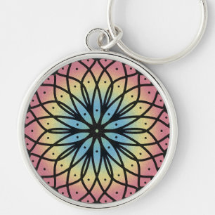 Mandala Key Ring