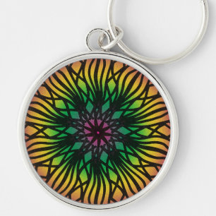Mandala Key Ring