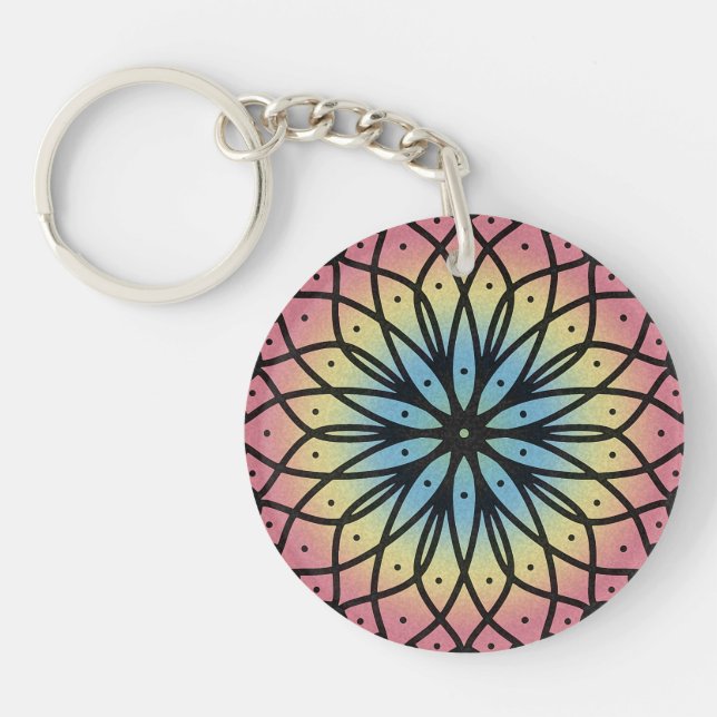 Mandala Key Ring (Front)
