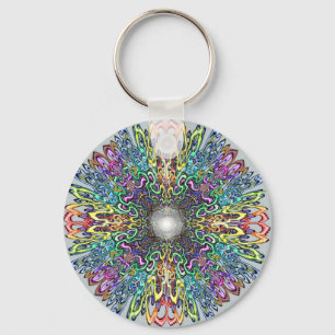 Mandala Key Ring