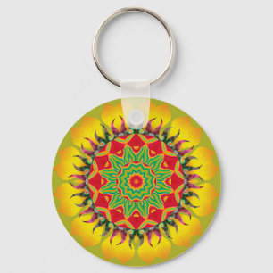 Mandala Keychain