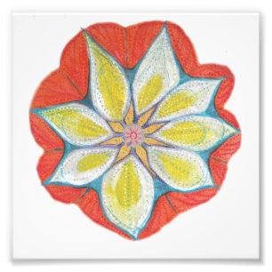 Mandala Kodak Professional Photo Paper (Satin) Print