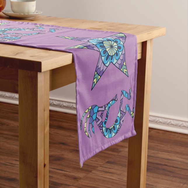 Mandala Kokopelli table cloth (In Situ)