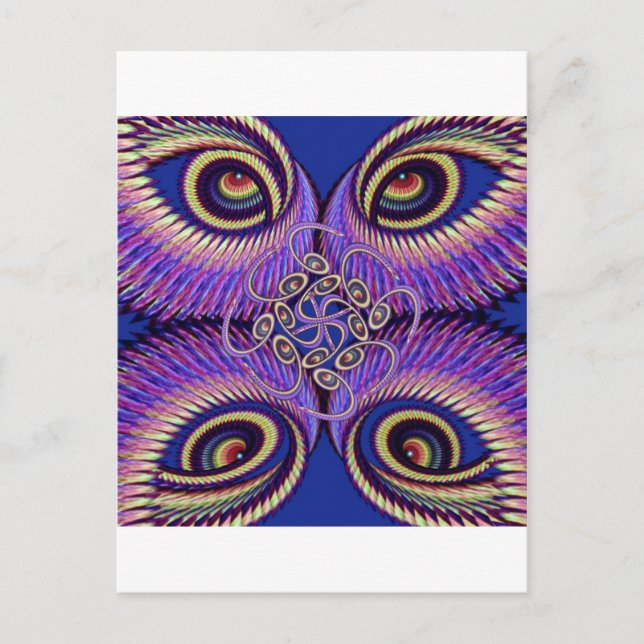 Mandala Kundalini Postcard (Front)