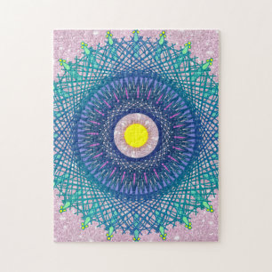 Mandala-Like Abstract Jigsaw Puzzle