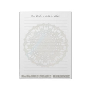 Mandala Lined Notepad