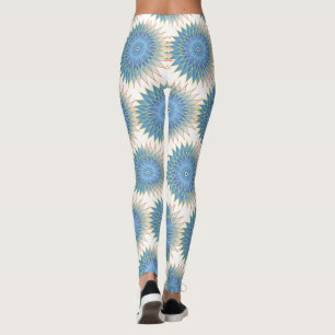 Mandala Lotus Blossom Thunder_Cove Leggings