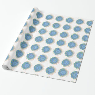 Mandala Lotus Blossom Thunder_Cove Wrapping Paper