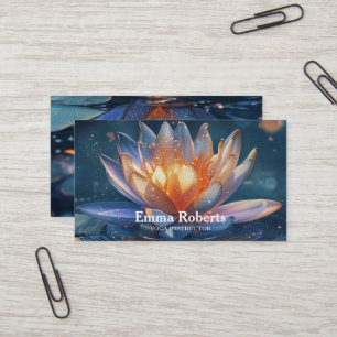 MANDALA LOTUS CUSTOMIZED YOGA INSTRUCTOR BUSINESS CARD