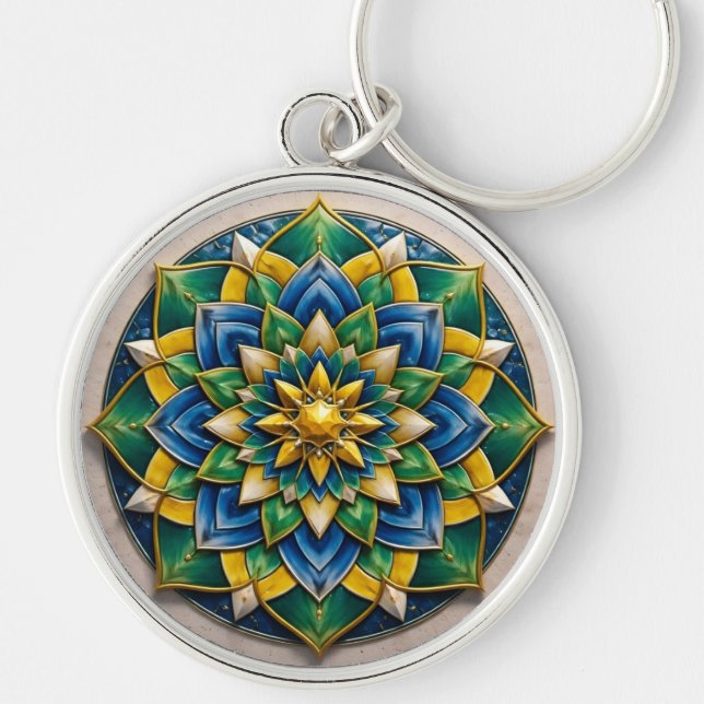 Mandala Luxe Keychain - 01 (Front)