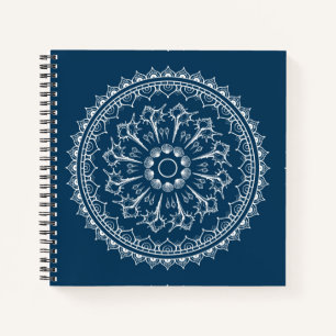 Mandala Made Of Seashells Notebook