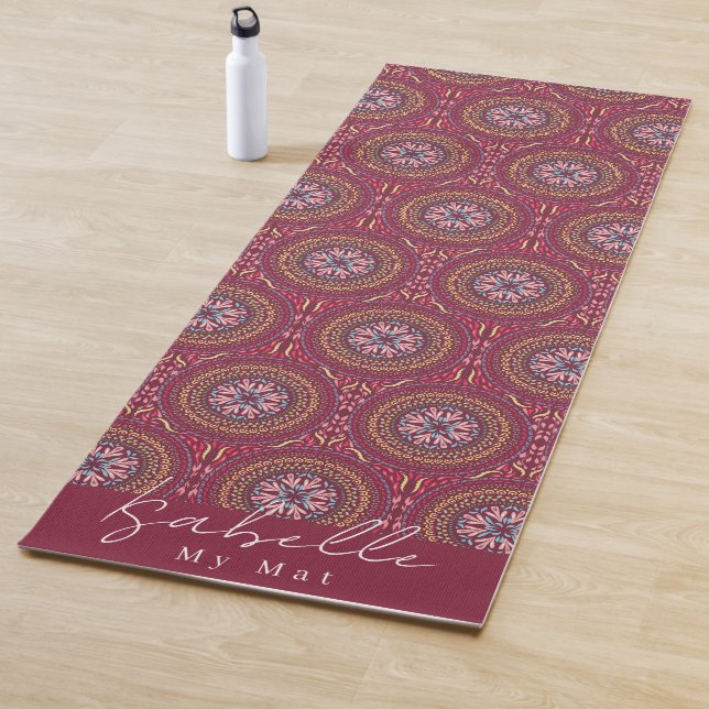 Mandala Magenta Yoga Mat (In Situ)