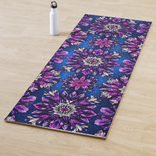 Mandala Magic Yoga Mat – Vibrant Purple & Pink