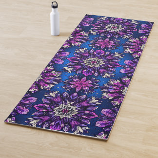 Mandala Magic Yoga Mat – Vibrant Purple & Pink