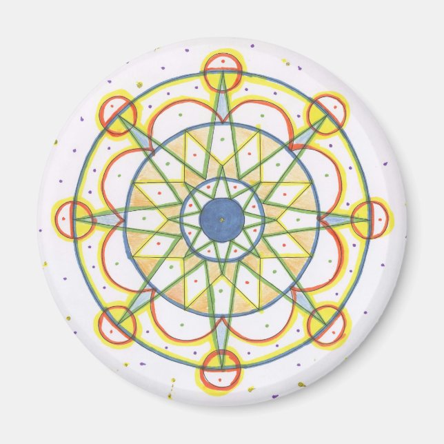 mandala magnet (Front)