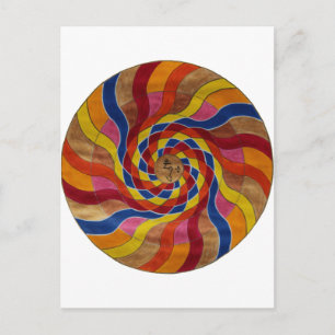 Mandala Mantra "Om mani peme hung" Postcard