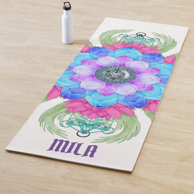 Mandala meditation yoga mat (In Situ)
