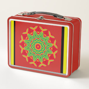 Mandala Metal Lunch Box
