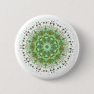 Mandala monsters 6 cm round badge