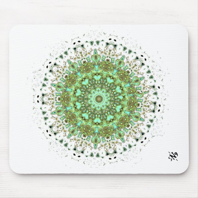 Mandala monsters mouse pad (Front)