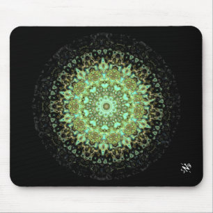 Mandala monsters mouse pad