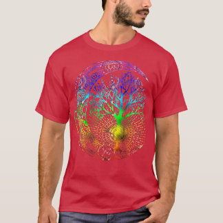 Mandala Moon Chakra Tree of Life  T-Shirt